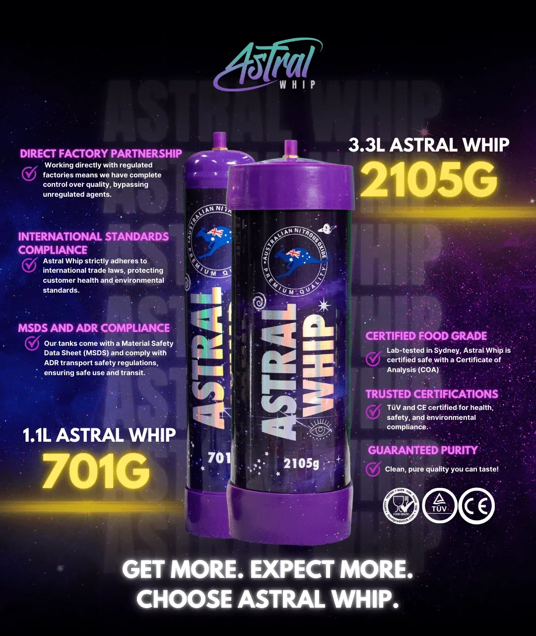 Choose Astral Whip | Nangs Delivery | nangsdelivery.com